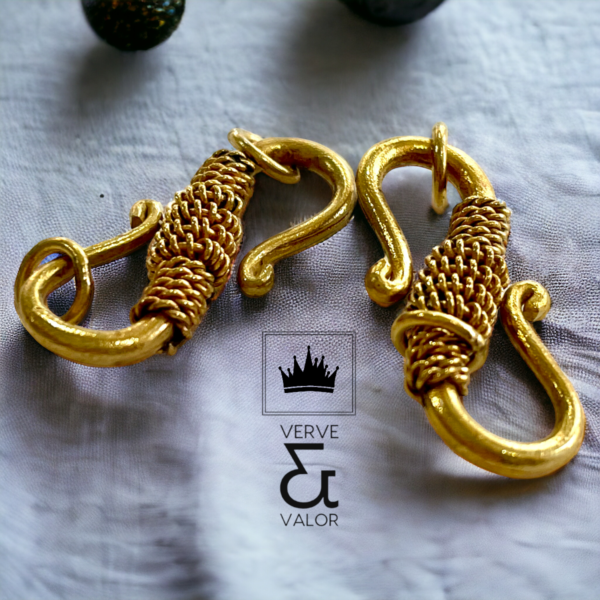 Java Brass Bali Style Clasps Handmade - Verve & Valor